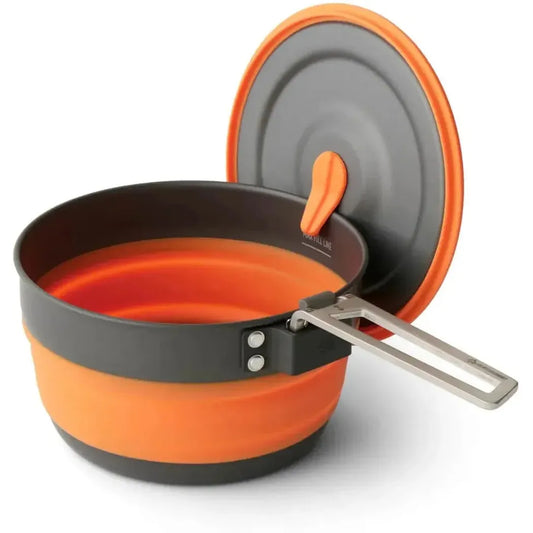 Sea To Summit Frontier UL Collapsible Pot - 1L-Camping - Cooking - Pots & Pans-Sea To Summit-Appalachian Outfitters