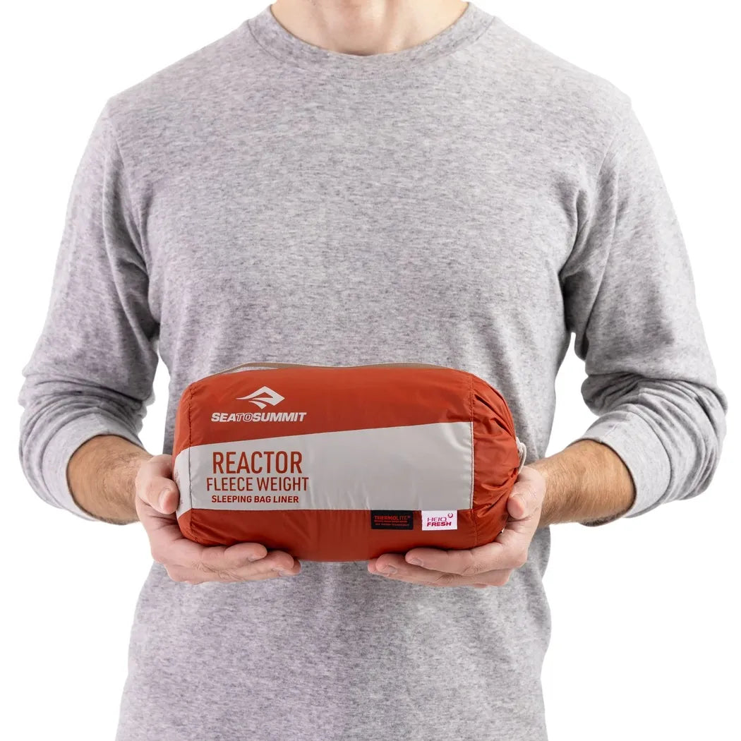 Sea To Summit Reactor Fleeceweight Liner - Regular-Camping - Sleeping Bags - Liners-Sea To Summit-Appalachian Outfitters