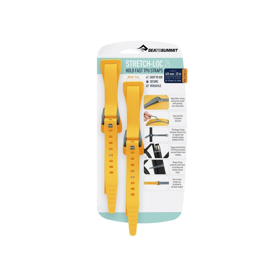 Sea To Summit-Stretch-Loc TPU Straps 2 Pack-Appalachian Outfitters