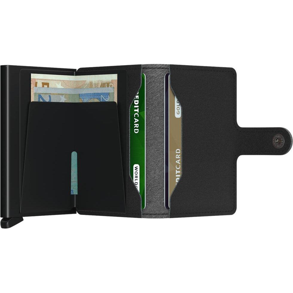 Mini Wallet - Yard (non-leather)-Accessories - Wallets-SECRID-Black-Appalachian Outfitters