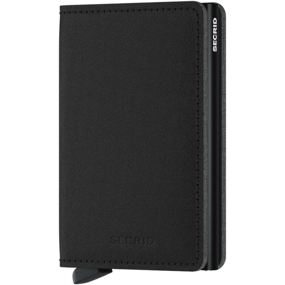 Slim Wallet - Yard (non-leather)-Accessories - Wallets-SECRID-Black-Appalachian Outfitters