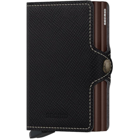 Twin Wallet - Saffiano-Accessories - Wallets-SECRID-Brown-Appalachian Outfitters