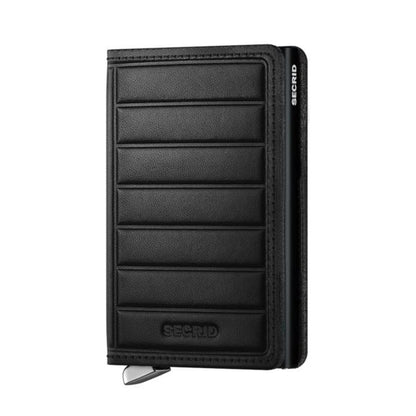 SECRID Slim Wallet - Emboss Lines-Accessories - Wallets-Black-Appalachian Outfitters
