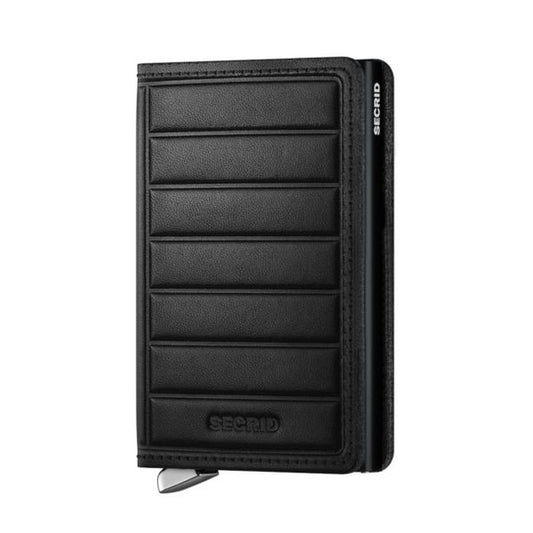 SECRID Slim Wallet - Emboss Lines-Accessories - Wallets-Black-Appalachian Outfitters