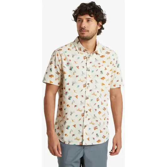 Sherpa Adventure Gear Men's Balun Short Sleeve Shirt-Men's - Clothing - Tops-Sherpa Adventure Gear-Peetho Nepali-M-Appalachian Outfitters