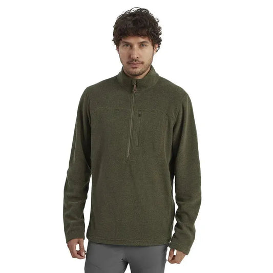 Sherpa Adventure Gear Men's Rolpa Eco 1/4 Zip-Men's - Clothing - Tops-Sherpa Adventure Gear-Evergreen-M-Appalachian Outfitters