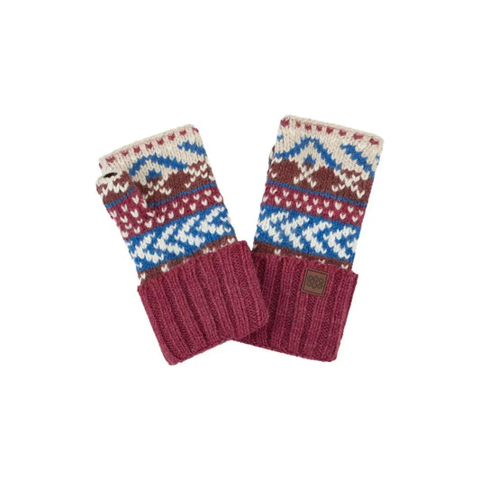 Sherpa Adventure Gear Samples - Vastu Wrist Warmer-Accessories - Gloves - Unisex-Sherpa Adventure Gear-Tibetan Red-Appalachian Outfitters