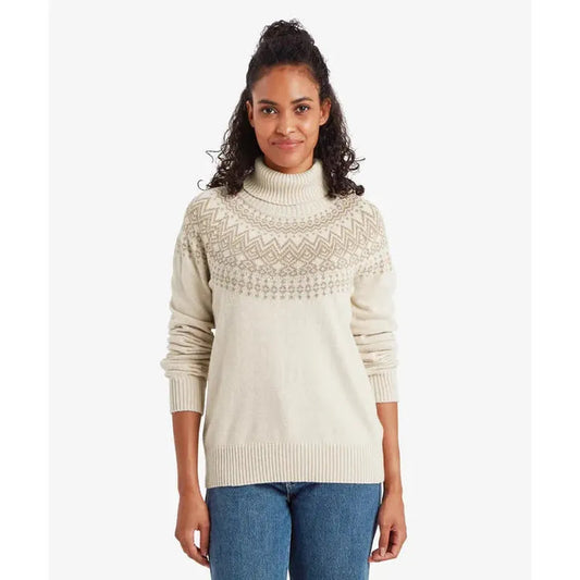 Sherpa Adventure Gear Samples - Women's Camkilo Roll Neck Sweater-Women's - Clothing - Tops-Sherpa Adventure Gear-Ecru-S-Appalachian Outfitters