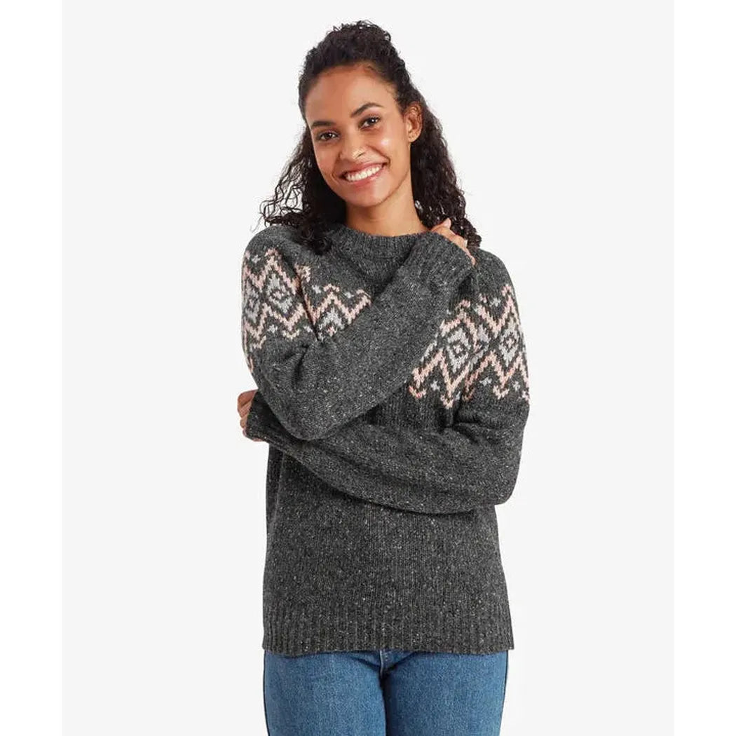 Sherpa Adventure Gear Samples - Women's Dumji Crew Sweater-Women's - Clothing - Tops-Sherpa Adventure Gear-Charcoal-S-Appalachian Outfitters