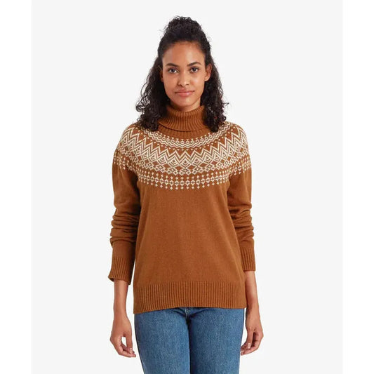 Sherpa Adventure Gear Women's Camkilo Roll Neck Sweater-Women's - Clothing - Tops-Sherpa Adventure Gear-Mocha-S-Appalachian Outfitters