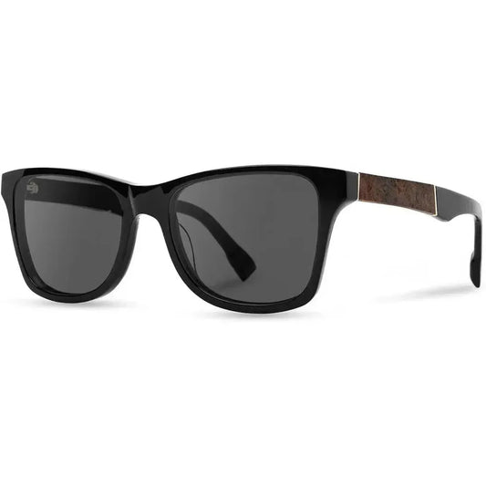 Shwood Handcrafted Canby XL-Accessories - Eyewear - Sunglasses-Shwood Handcrafted-Black // Ebony-Grey Polarized-Appalachian Outfitters