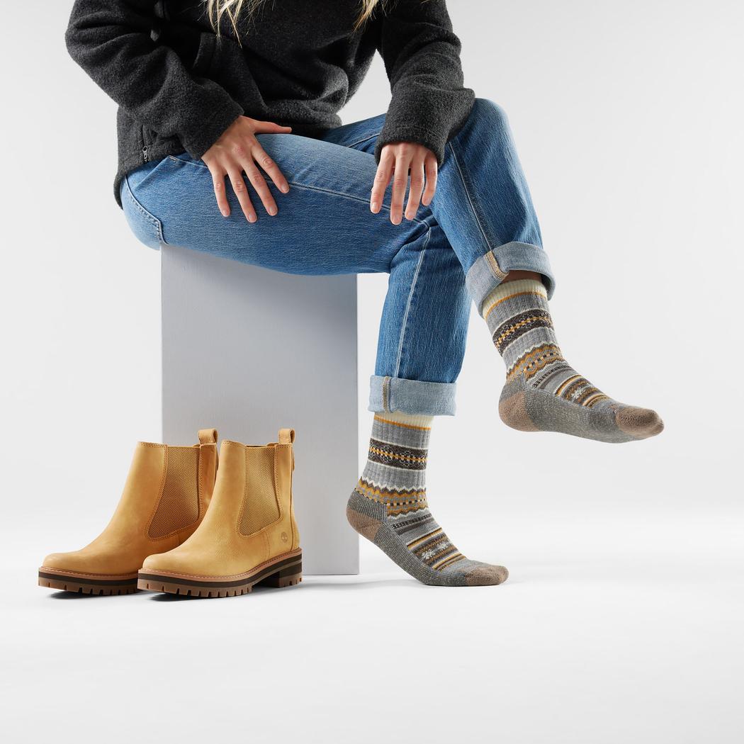 Smartwool Everyday Cozy Snowed In Sweater Crew Socks-Accessories - Socks - Unisex-Smartwool-Appalachian Outfitters