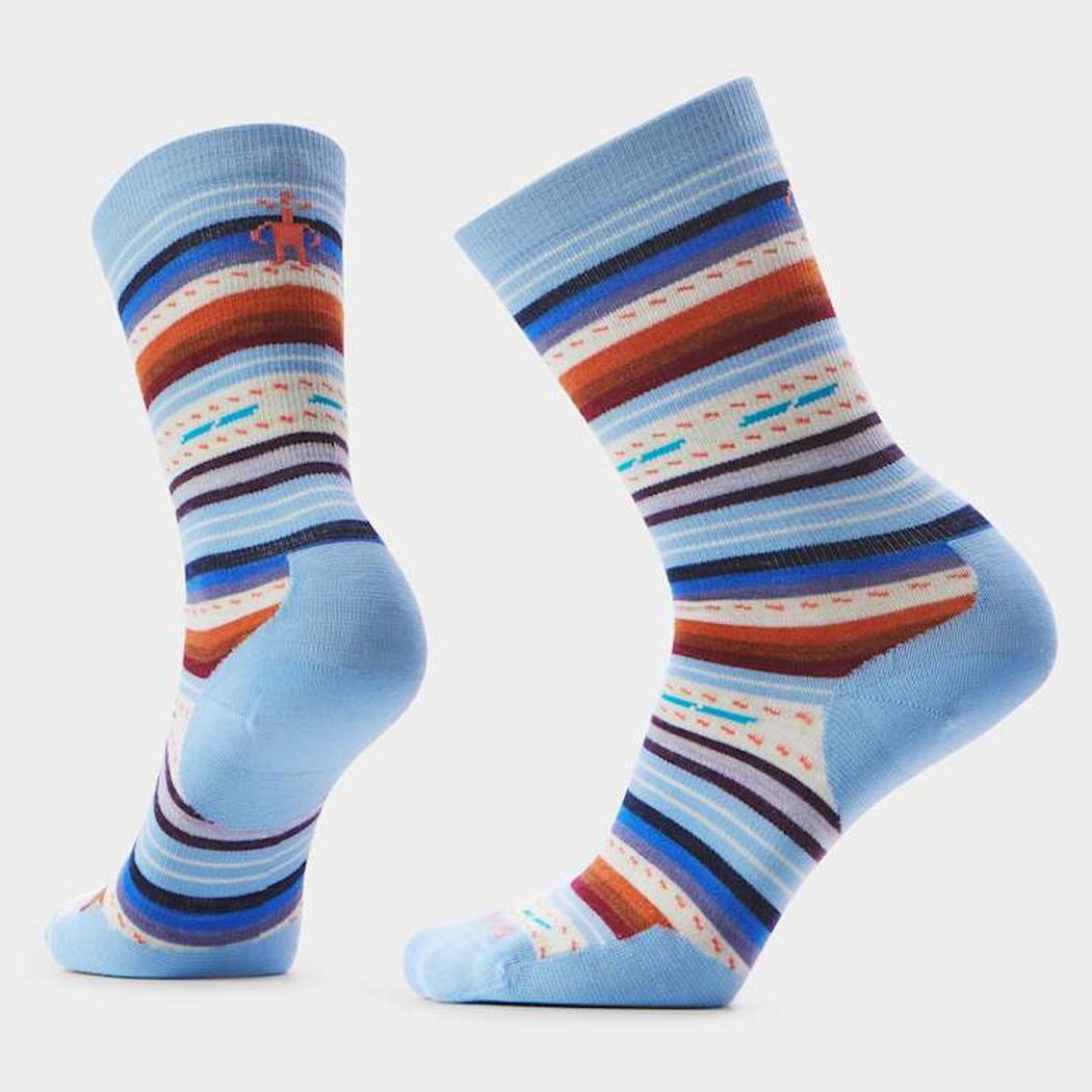 Smartwool Everyday Margarita Crew-Accessories - Socks - Unisex-Smartwool-Serene Blue-S-Appalachian Outfitters