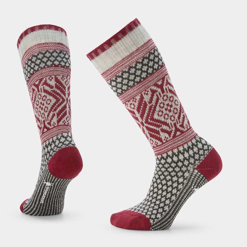 Smartwool Everyday Popcorn Snowflake Pattern Crew Socks-Accessories - Socks - Unisex-Smartwool-Appalachian Outfitters