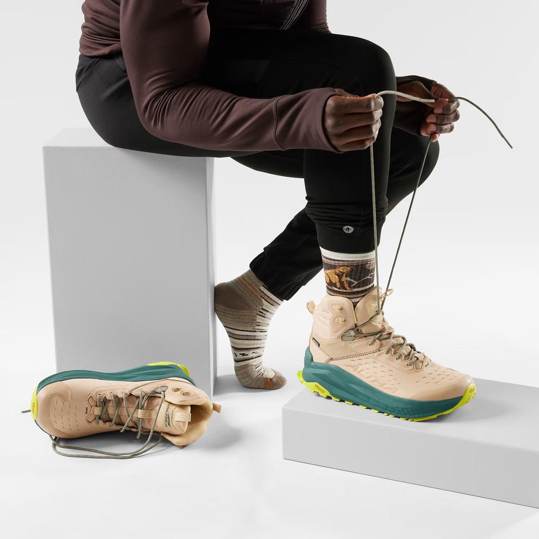 Smartwool Hike Tareted Cushion Bear Stripe Mid Crew Socks-Accessories - Socks - Unisex-Smartwool-Appalachian Outfitters