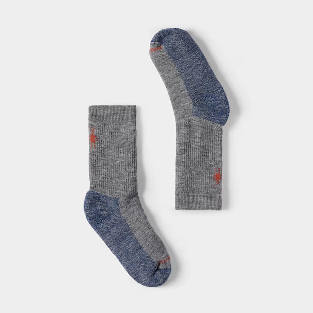 Smartwool Kids' Hike Full Cushion Crew Socks-Accessories - Socks - Kids-Smartwool-Medium Gray-S-Appalachian Outfitters