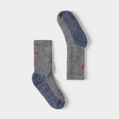Smartwool Kids' Hike Full Cushion Crew Socks-Accessories - Socks - Kids-Smartwool-Medium Gray-S-Appalachian Outfitters