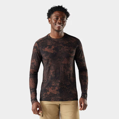 Smartwool Men's Classic All-Season Merino Base Layer Long Sleeve-Men's - Clothing - Baselayer-Smartwool-Sable Brown Mountain-M-Appalachian Outfitters