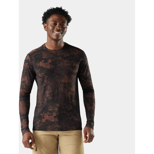 Smartwool Men's Classic All-Season Merino Base Layer Long Sleeve-Men's - Clothing - Baselayer-Smartwool-Sable Brown Mountain-M-Appalachian Outfitters