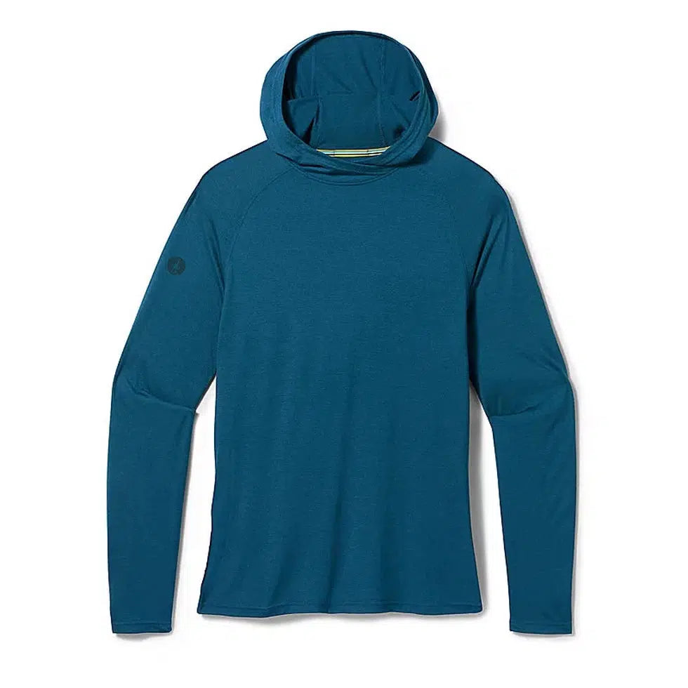 Men's Merino Sport 150 Hoodie-Men's - Clothing - Tops-Smartwool-Twilight Blue-M-Appalachian Outfitters