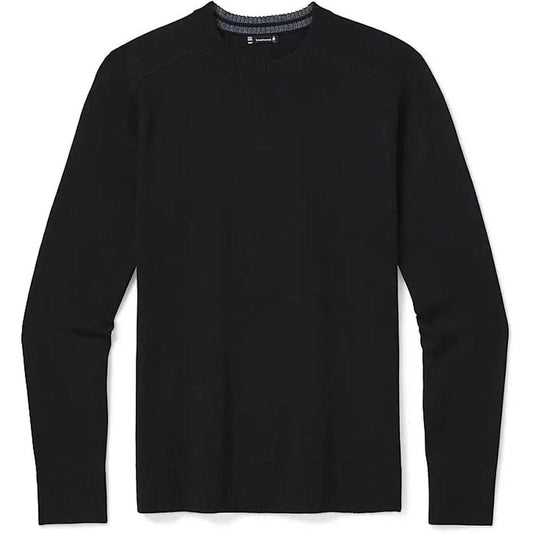 Men's Sparwood Crew Sweater-Men's - Clothing - Tops-Smartwool-Black-M-Appalachian Outfitters