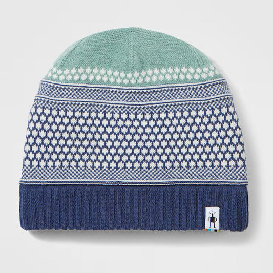 Smartwool Popcorn Cable Reversible Beanie-Accessories - Hats - Unisex-Smartwool-Nightfall Blue-Appalachian Outfitters