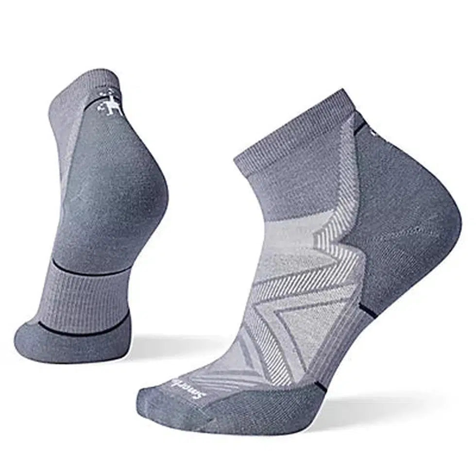 Run Targeted Cushion Ankle Socks-Accessories - Socks - Unisex-Smartwool-Graphite-M-Appalachian Outfitters