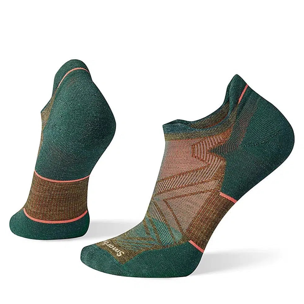 Run Targeted Cushion Low Ankle Socks-Accessories - Socks - Unisex-Smartwool-Military Olive-L-Appalachian Outfitters