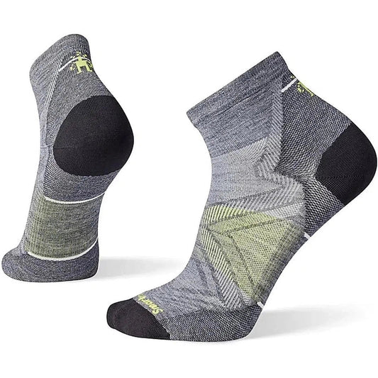 Run Zero Cushion Ankle Socks-Accessories - Socks - Unisex-Smartwool-Medium Gray-M-Appalachian Outfitters