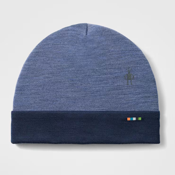 Smartwool Thermal Merino Reversible Cuffed Beanie-Accessories - Hats - Unisex-Smartwool-Night Blue/Deep Navy-Appalachian Outfitters