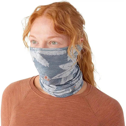 Thermal Reversible Long Neck Gaiter-Accessories - Scarves-Smartwool-Winter Sky Floral-Appalachian Outfitters