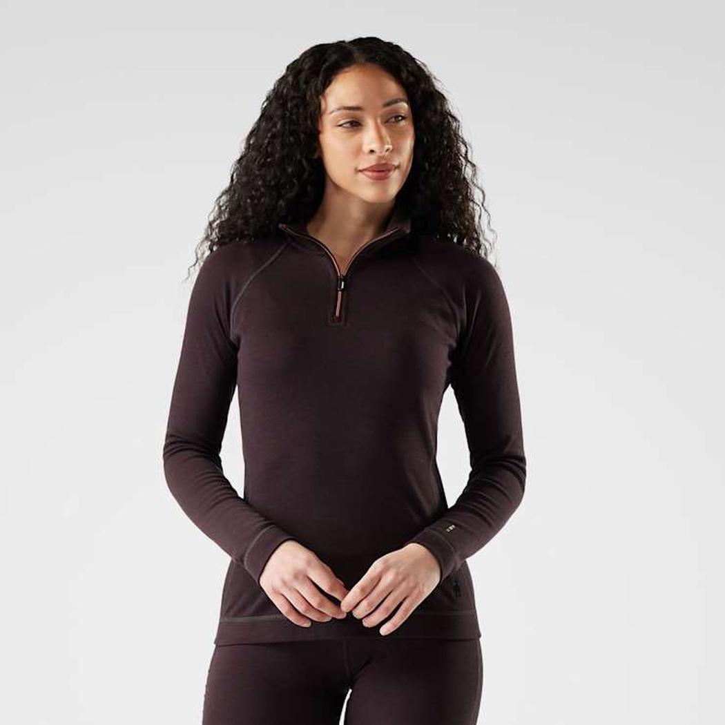 Smartwool Women's Classic Thermal Merino Base Layer 1/4 Zip-Women's - Clothing - Baselayer-Smartwool-Appalachian Outfitters