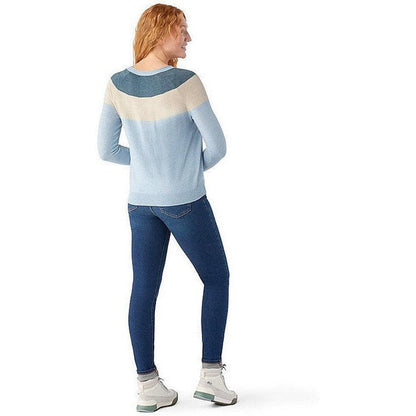 Women's Edgewood Colorblock Crew Sweater-Women's - Clothing - Baselayer-Smartwool-Appalachian Outfitters