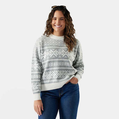 Smartwool Women's Edgewood Heritage Crew Sweater-Women's - Clothing - Tops-Smartwool-Appalachian Outfitters
