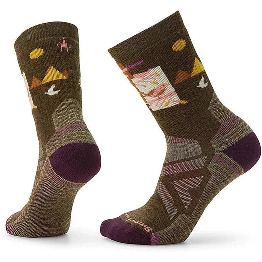 Women's Hike Full Cushion Alpine Perch Crew-Accessories - Socks - Women's-Smartwool-Military Olive-M-Appalachian Outfitters
