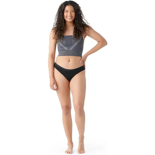 Smartwool Women's Merino Bikini Boxed-Women's - Clothing - Underwear-Smartwool-Black-XS-Appalachian Outfitters
