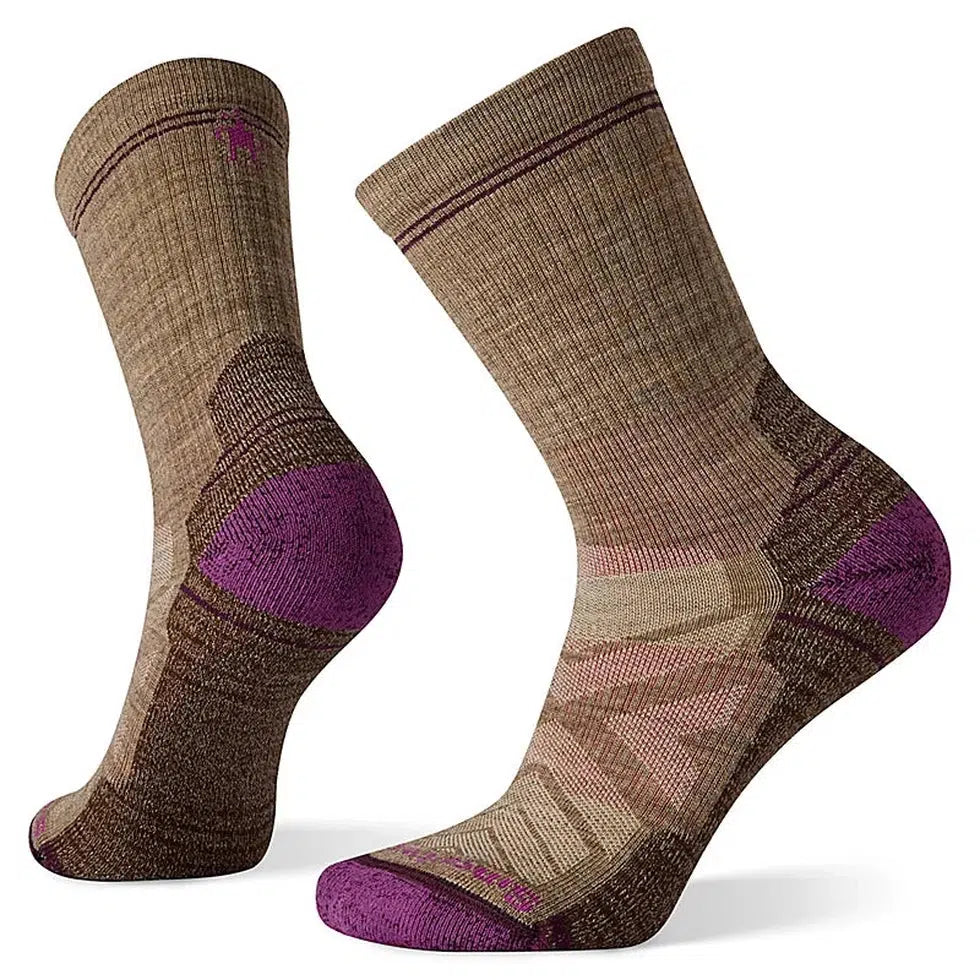 Womens Performance Hike Light Cushion Crew-Accessories - Socks - Women's-Smartwool-Fossil-S-Appalachian Outfitters