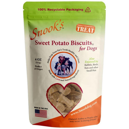 Snook’s Pet Products Sweet Potato Biscuits 4 oz Outdoor Dogs