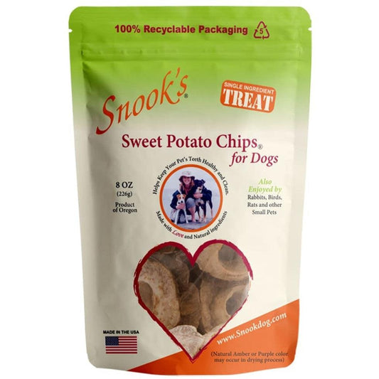 Snook’s Pet Products Sweet Potato Chips 8 oz Outdoor Dogs