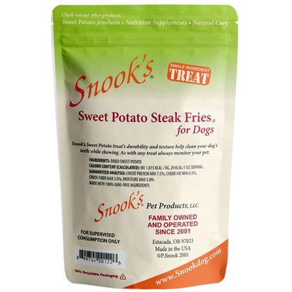 Snook’s Pet Products Sweet Potato Fries 10 oz Outdoor Dogs