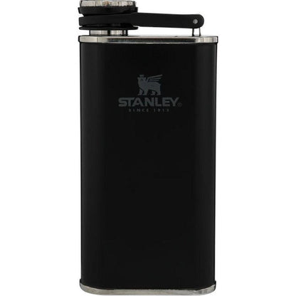 The Easy Fill Wide Mouth Flask 8oz-Camping - Hydration - Bottles-Stanley-Matte Black-Appalachian Outfitters