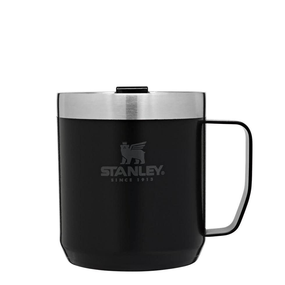 The Legendary Camp Mug 12oz-Camping - Hydration - Cups and Mugs-Stanley-Matte Black-Appalachian Outfitters