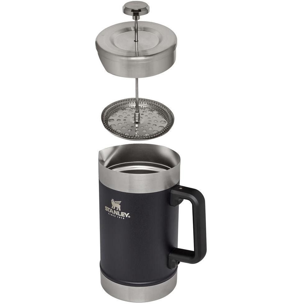 The Stay-Hot French Press-Camping - Hydration - Drinkware Accessories-Stanley-Matte Black-Appalachian Outfitters