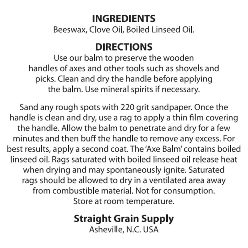 Straight Grain Supply-Axe Balm-Appalachian Outfitters