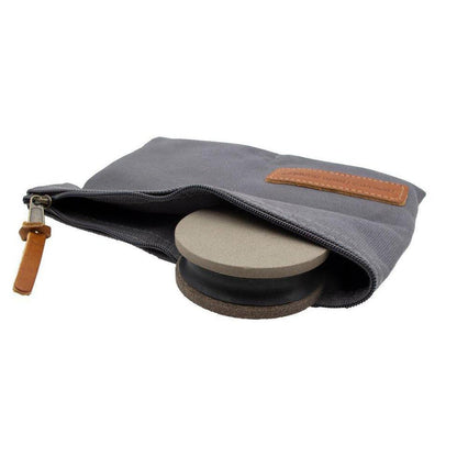 Straight Grain Supply-Sharpening Puck 240/400 with Pouch-Appalachian Outfitters