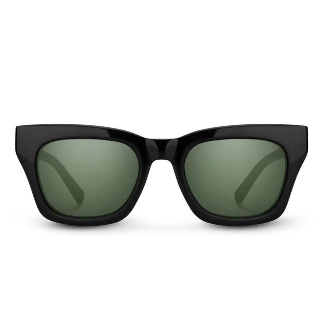 Suncloud Allora-Accessories - Eyewear - Sunglasses-Suncloud-Black-Polarized Gray Green-Appalachian Outfitters