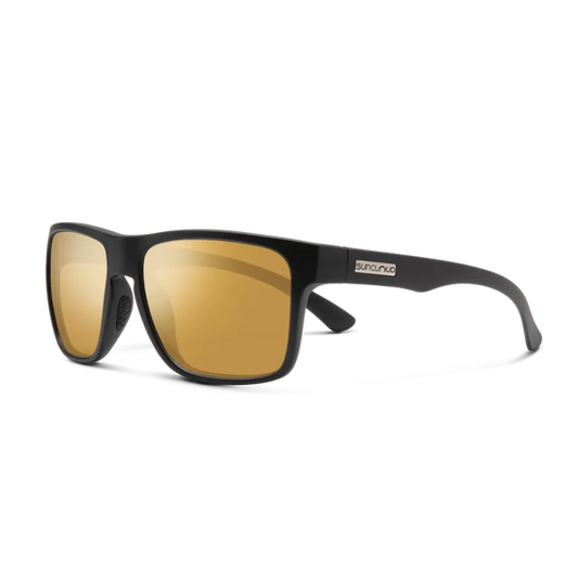 Suncloud Rambler-Accessories - Eyewear - Sunglasses-Suncloud-Matte Black-Polarized Sienna Mirror-Appalachian Outfitters