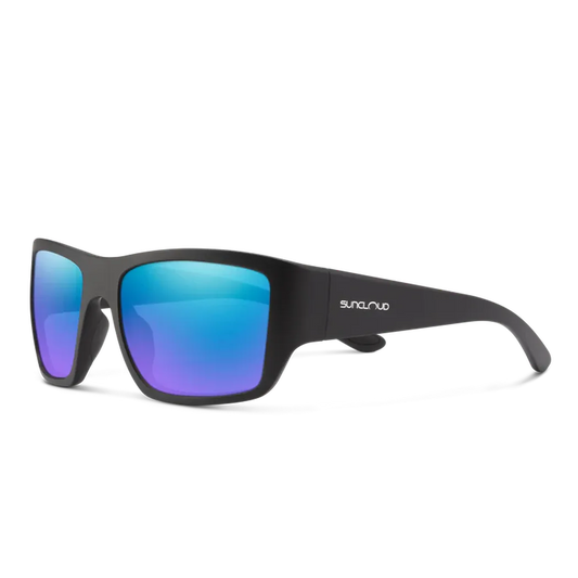 Suncloud Sculpin-Accessories - Eyewear - Sunglasses-Suncloud-Matte Black-Polarized Blue Mirror-Appalachian Outfitters