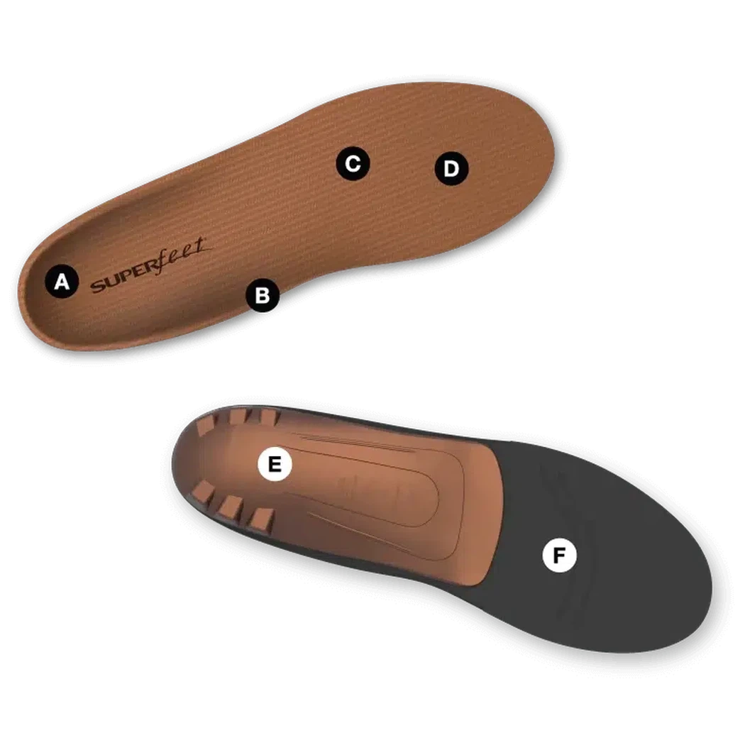 Memory Foam Copper Insoles Superfeet Premium Insole Copper DMP