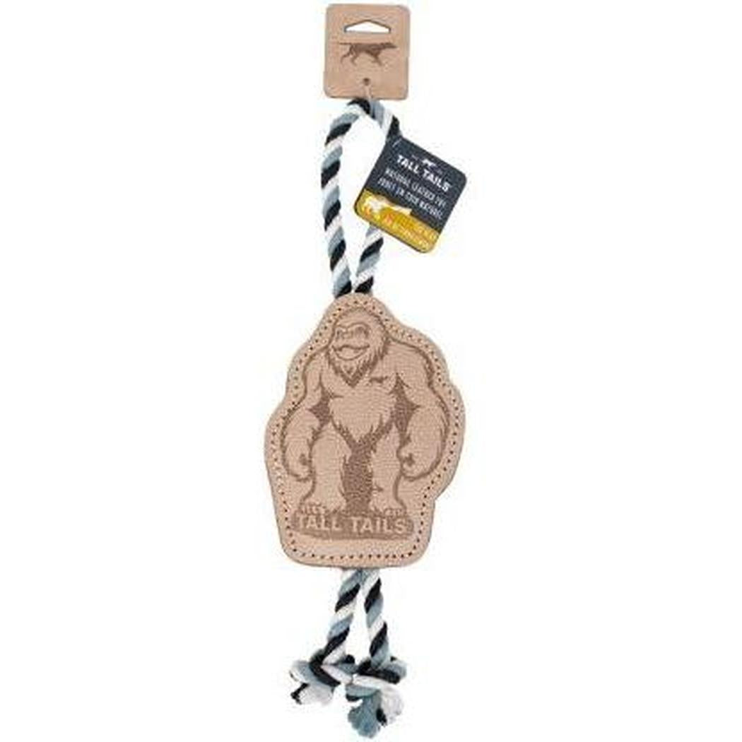 Tall Tails Natural Leather Big Foot Tug Dog Toy-Pets - Toys-Tall Tails-Appalachian Outfitters